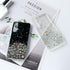 Samsung A71 5G Case, Clear Glitter Silicone, Phone Cover, Glitter Sparkle Pink, Shockproof Thin Design