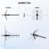 Mornixol 70-Mile 4K, 1080P, Outdoor TV Antenna, Range Digital TV Antenna, Easy No-Tools Installation