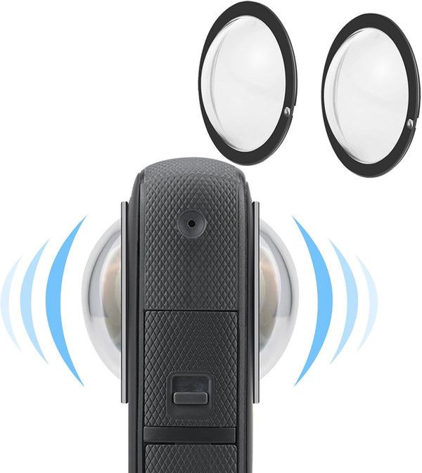 PULUZ Sticky Lens Guard for Insta360 One X2, Protective Lens Cap for 360 One X2, Anti-drop and Anti-dust Accessory