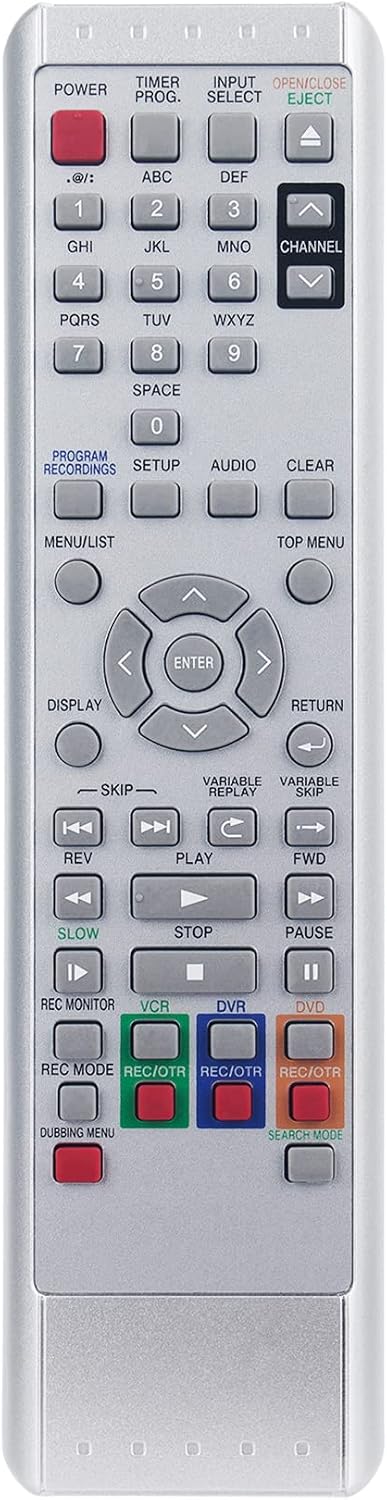ZdalaMit NB308 NB308UD Replacement Remote Control Applicable for Emerson HDD DVD Recorder VCR