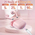 Pink True Wireless Earbuds Bluetooth 5.3 with Microphone, Noise Canceling, Deep Bass TWS Earphones with Charging Case