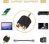 3.5mm to RCA Splitter Adapter - Gold Plated 3.5mm Male Stereo to 2 RCA Female Jack Y Plug Audio Converter (2 Pack)