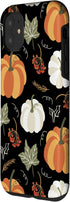 iPhone 11 Case - Autumn Falling Leaves and Pumpkin Spice Harvest, Happy Fall Design