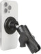 Leenconghui Magnetic Cell Phone Holder Base with 3.54" Double Socket arm for MagSafe