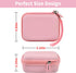 Carrying Case for 2PCS iWALK Portable Charger Power Bank, Pink Bag for Small Charging Battery Packs