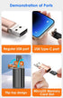 Mepsies 2-in-1 Micro SD Card Reader, USB C to SD Card Reader, USB and Type C TF Memory Card Reader, USB OTG Card Reader