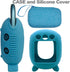 JCHPINE Silicone Cover & Hard Case for JBL Clip 4 Portable Bluetooth Speaker, Water Resistant Speaker Accessory, Shockproof, Dustproof, Blue