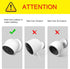 Fintie Silicone Skins Cover Compatible with Nest Cam Outdoor Or Indoor (Battery) 2021, Weather Protective Camouflaged Case for Nest Cam Battery Camera, Black