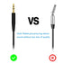 Replacement Audio Cable Aux Cord 3.5mm to 2.5mm for Bose 700 QuietComfort QC45 QC35II QC35 QC25 Headphones