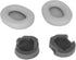 WH 1000XM5 Ear Cushions Replacement - Protein Leather, Cotton Pads, Noise Insulation Memory Foam, Platinum Silver.