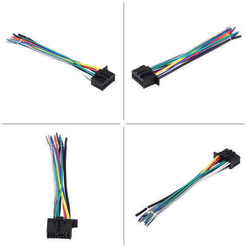 Stereo Radio Wire Harness Cable, 16 Pin Car Stereo Power Speaker Wire for Pioneer 2350 in-Vehicle Technology