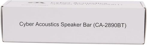 Cyber Acoustics USB & Bluetooth Speaker Bar (CA-2890BT), USB Powered Speaker with Speakerphone for PC, Bluetooth for