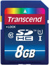 Transcend 8GB SDHC Memory Card, Premium Class 10 UHS-I, Pack of 5