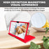 Londehuhai 12" 3D Screen Phone Magnifier, HD Mobile Phone Magnifier Projector Screen for Movies,Videos, Gaming Portable