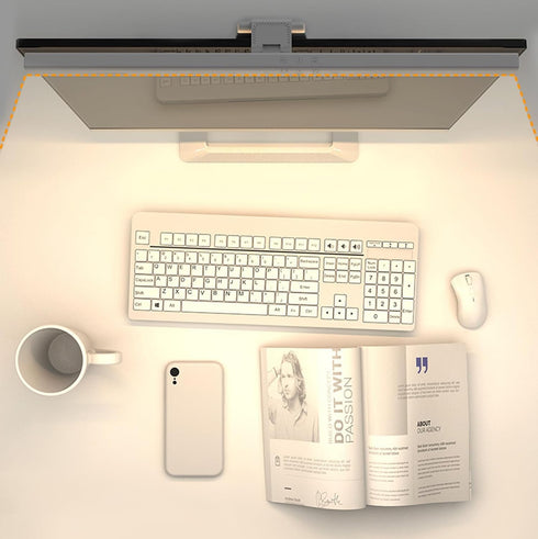 BLYGACN Dimming Computer Monitor Lamp, Screen Monitor Light Bar for Eye Caring, Screen Monitor Light Bar with Backlight