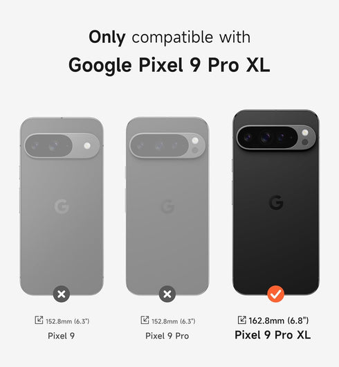 SURITCH 9 9 for Google Pixel Pro XL Phone Case, Compatible with MagSafe, Protective Cover with Camera Cover