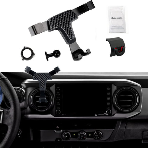 Car Phone Holder Mount for Tacoma, Cellphone Dash Clip for Toyota Tacoma 2016-2023, for All Mobile Phones