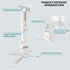 HISUNSING 3-in-1 44lb, Projector Ceiling Mount with Extension Pole, Wall Projector Mount Height Adjustable, Bracket
