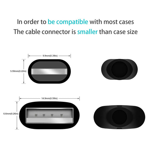 AGVEE 3 Pack 1.5ft Braided USB Charging Cable for iPhone 11, 10, 8, 7, 6S, 6, iPad, iPod - Reinforced End Tip, Black