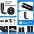 DSLR Camera L Bracket Quick Release Plate, Lightweight, Universal Application, Compatible with Canon Nikon Sony DJI