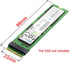 JSER 12+16pin 2014 2015 to M.2 NGFF M-Key AHCI SSD Convert Card for A1493 A1502 A1465 A1466