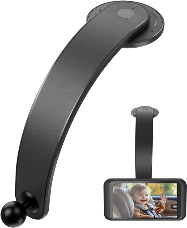LUCKVIEW 17mm Ball Mount for Baby Car Camera - Adjustable Bendable Monitor Stand