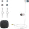 AMVR Noise Isolating Earbuds for Meta Quest 2 VR Headset, Custom Made with 3D 360 Degree Sound (White)