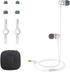 AMVR Noise Isolating Earbuds for Meta Quest 2 VR Headset, Custom Made with 3D 360 Degree Sound (White)