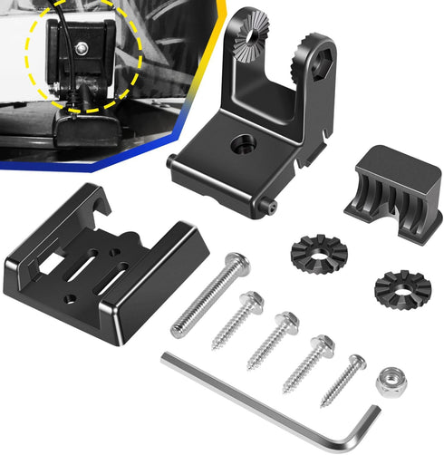 7400931 MHX XNT Transducer Bracket, Transom Mounting Hardware Kit for XHS Model Transducers, Black