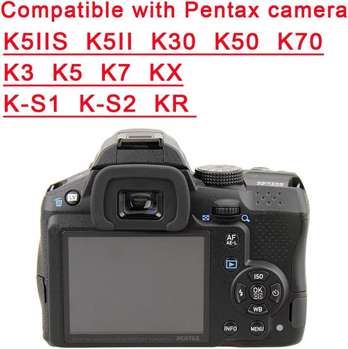 FANZR K5IIS K5II K30 K50 K7 K5 K3 (2 Pack) (FAN-US-2X FR Eyecup Eyepiece Viewfinder Compatible with Pentax Camera FR)