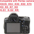 FANZR K5IIS K5II K30 K50 K7 K5 K3 (2 Pack) (FAN-US-2X FR Eyecup Eyepiece Viewfinder Compatible with Pentax Camera FR)