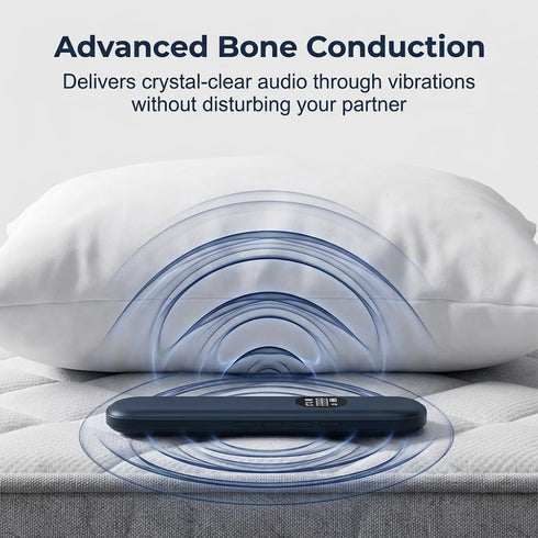 2026 11 Bone Conduction Speakers, New Under Pillow Bluetooth Speaker for Sleeping | Private Sleep Speaker with White