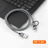 CableCreation 4FT 2-in-1 Charging Cable: MFi Certified Lightning & Micro USB for iPhone 13, 12, 11, X, 8, LG, HTC. Gray.