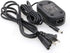 LP-E6 Dummy Battery AC Power Adapter Kit for Canon EOS 5DS, 5D Mark II, 5D mkIII, 6D, 70D, 80D, BMMCC