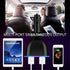 5 Port Cigarette Lighter Splitter, QC3.0 & PD 20W Super Fast Car Charger, Dual Plug with LED Voltmeter for iPhone 15 Pro