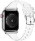 Glitter Clear Silicone Band for Donerton Smartwatch, Compatible with FirYawee/Virmee VT3/Popglory P22 and more