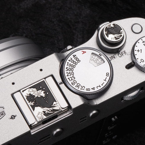 Camera hot Shoe Cover and Shutter Buttons Soft Shutter Release Button -