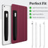 Fintie Pencil Holder Sticker - Black Adhesive Leather Pen Pouch Sleeve for Apple Pencil Pro & USB-C