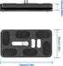 CAVIX PU-70 (1/4-20 Arca-Swiss Compatible Quick Release Plate, Lightweight Aluminum Alloy with Non-Slip Pad