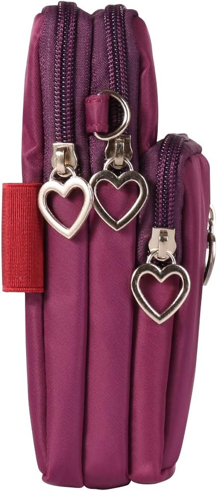 Small Crossbody Bag Case, Cell Phone Shoulder Purse Wallet Armband for iPhone 13 14 15 Pro, Galaxy S23 S24 S22 S21