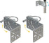 2 Pcs Anti Vibration Antenna Mount Hardware Accessories, Pole Holder Antenna Pole Mount Kits (without The Pole)