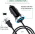 Fast Car Charger for Samsung Galaxy S24 S23 Ultra S22 S21 S20 FE A15 A14 A11 A21 A20 A10E A50 A51 A71, Google Pixel 8/7a/6 Pro/5/4a/3xl/2, USB Car Charging Adapter with 3ft Type C Charger Cable,2-Pack