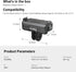 SMALLRIG Magnetic Adapter Mount for DJI Action 4/3/2, with 1/4” Thread for Tripod, Selfie, Vlogging - 3662