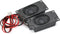 Heyiarbeit 4Ohm 3W Internal Magnet Speaker - 2Pcs Mini Loudspeaker with Wire and 4 Pin Terminal for DIY