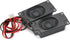 Heyiarbeit 4Ohm 3W Internal Magnet Speaker - 2Pcs Mini Loudspeaker with Wire and 4 Pin Terminal for DIY