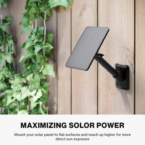 Holicfun Universal Solar Panel Wall Mount for Ring, Eufy, Arlo, Wyze, Reolink Solar Panels, Multi-Angle Adjustable