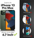Gear4 ZAGG Milan Snap Case for Apple iPhone 13 Pro Max, MagSafe Compatible Clear Case with Detailing