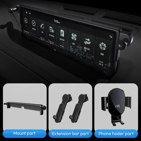 FICS Phone Holder Customized for Genesis GV70, G80 2023 Accessories, Phone Mount