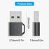 HATMINI 3.1 USB to USB C Adapter USB A to C Adapter Fast Transfer, Zinc Alloy USB to USB C Adapter for MacBook, Ipad