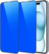 2 Piece Privacy Tempered Glass Screen Protector for iPhone 15 Plus 6.7 inch, Anti-blue Anti-Spy Mirror Blue